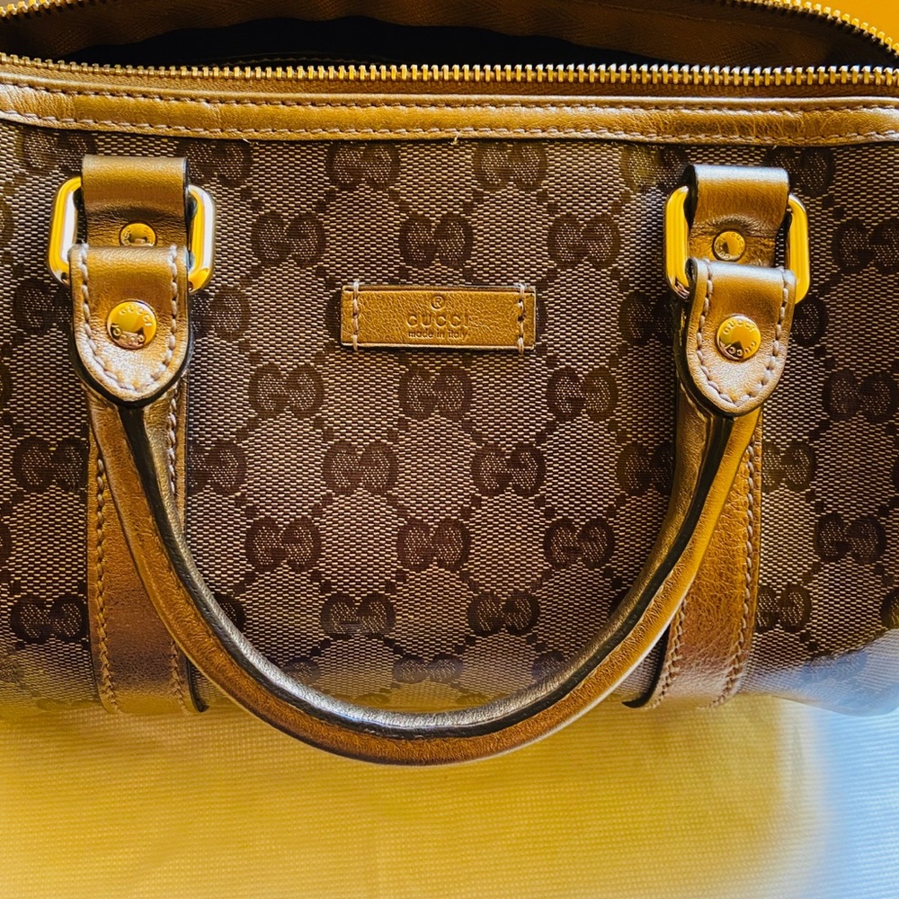 Vintage Gucci Boston Satchel Small Purse